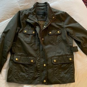 J Crew Downtown Field Jacket in Mossy Green